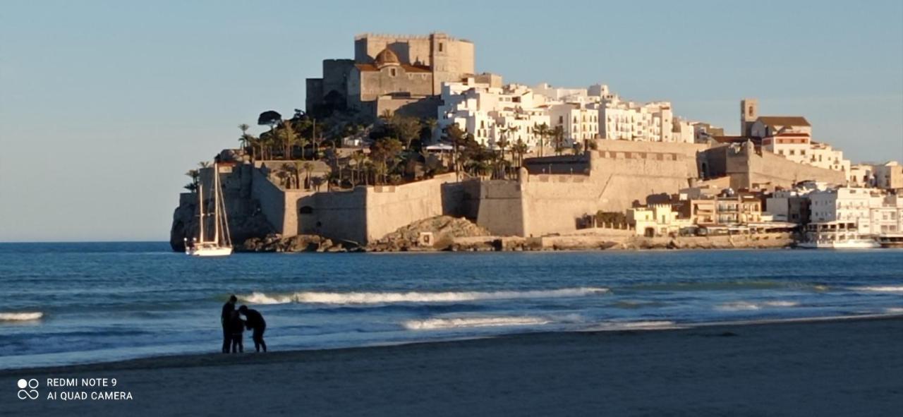Charmant Appartement Avec Vue Sur Le Chateau De Peniscola Exterior photo